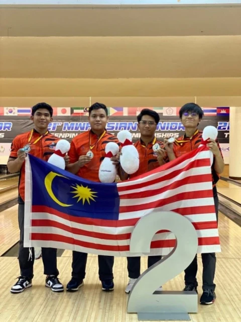 亞洲青年保齡球錦標賽　大馬隊奪下男團項目銀牌