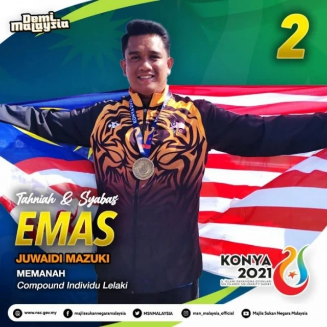 祖瓦迪寄望明年亞運會射下金牌