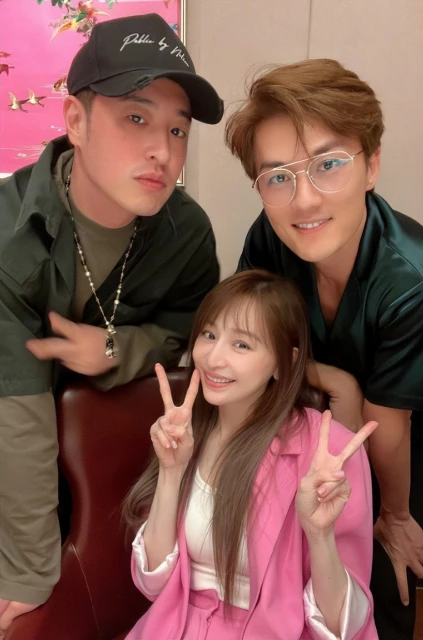 王心凌曬與2男星合照　網驚呼：都是青春里的人！