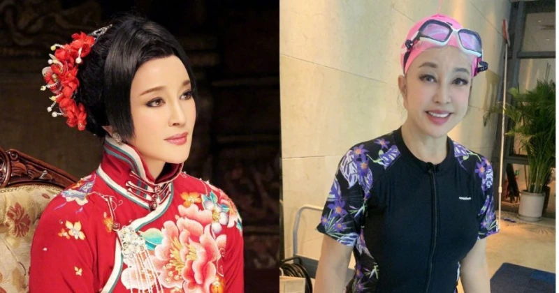 66歲劉曉慶曬游泳照　遭網民留言酸「妝太濃」