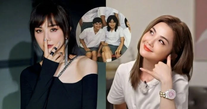 罕曬23年前青澀學生照　蔡卓妍造型被指神似「米老鼠」