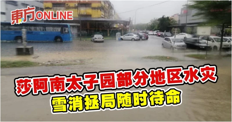 莎阿南太子園部分地區水災　雪消拯局隨時待命