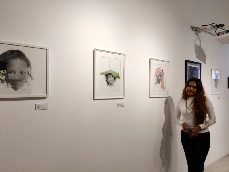 原住民首飾取材大自然 特姆安族畫家繪出故事