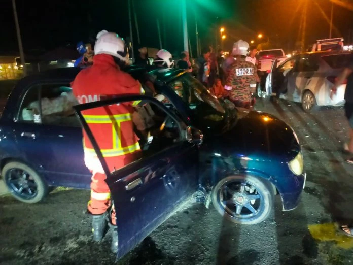 億達消防局附近發生2車相撞  3傷者送院治療