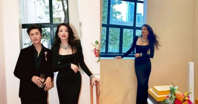 46歲舒淇低胸黑禮服亮相活動　網贊：艷壓全場！