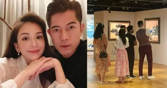 與郭富城逛畫展被偶遇　方媛全程玩手機被嘲「融不進去」