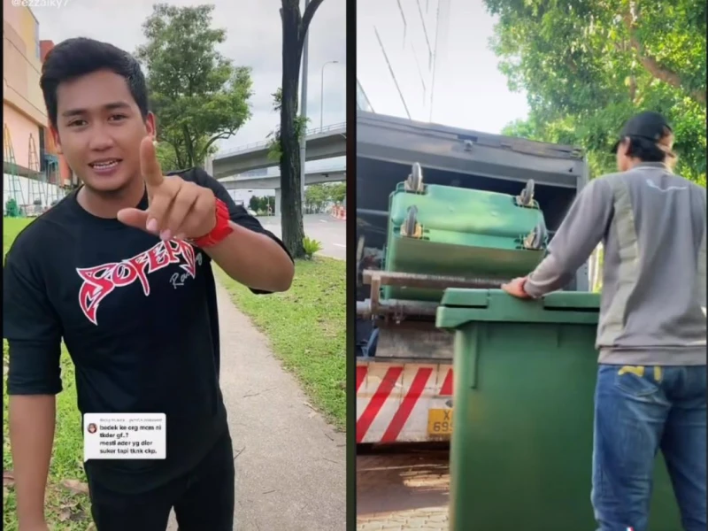 馬國小帥哥沒學歷越堤來新倒垃圾　月薪高達2980新元還當上網紅