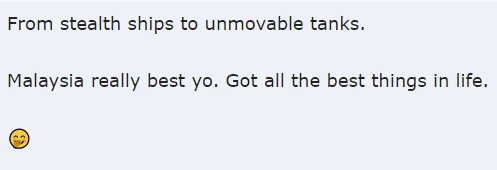 坦克在吉隆坡路上拋錨　網民：幸好不是發生在馬國國慶慶典上