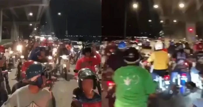 檳現大批摩哆騎士非飆車族　警方：他們只是來檳城遊玩