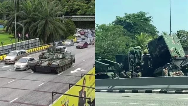馬國軍用車兩起拋錨事故 陸軍致歉