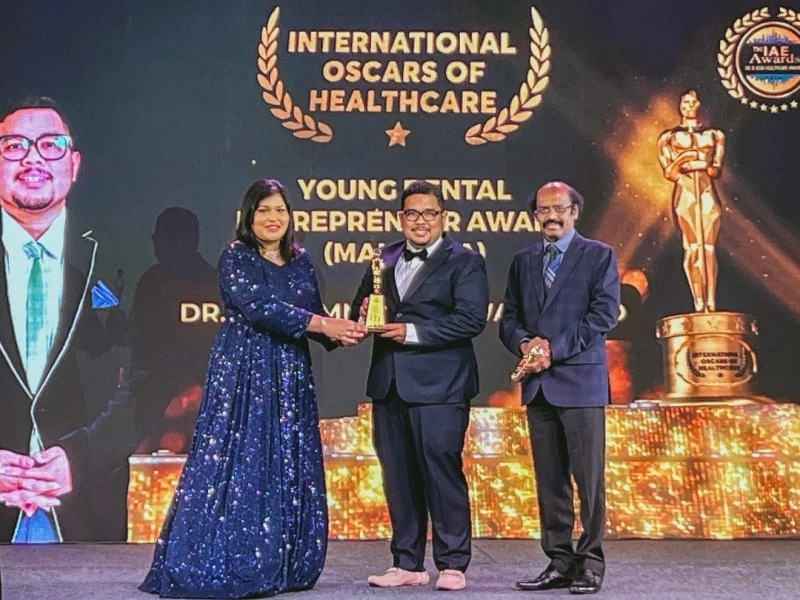 再有大馬青年為國慶獻禮　2年輕牙醫獲亞洲保健獎