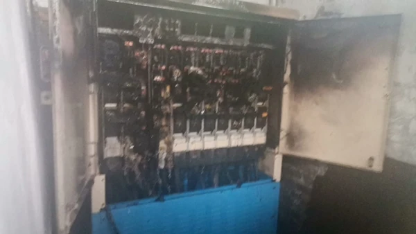 獨立草場分電站失火