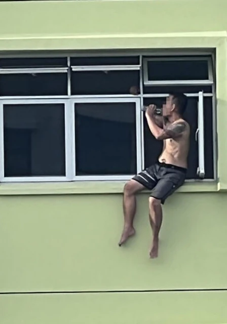 男屋主醉酒鬧事　坐新房窗邊大鬧3小時