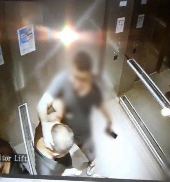 保安遭男居民霸凌　電梯內遭辱罵襲擊頭部