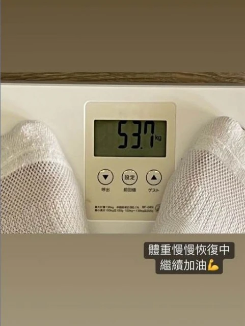 肌肉流失暴瘦10公斤　林志穎發體重照透露近況