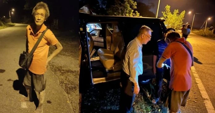 華裔老翁甘榜迷路　村民求援鍾少雲助老翁返家