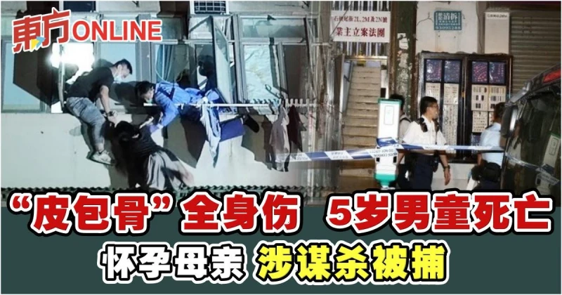 「皮包骨」全身傷…5歲男童死亡　懷孕母親涉謀殺被捕