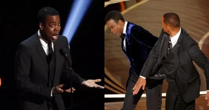 奧斯卡台上遭掌摑 克里斯洛克脫口秀怒罵韋爾史密夫「混蛋」