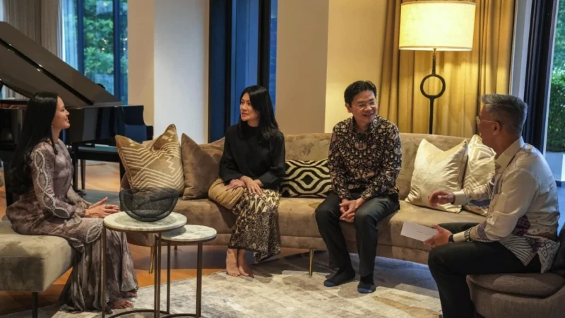 與大馬財長彈奏吉他 黃循財開啟「拉茶外交」