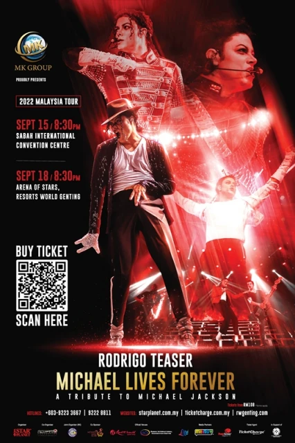 向Michael Jackson致敬！ 「麥可永存Michael Lives Forever 」巡迴演唱會 9月15日SICC熱烈引爆