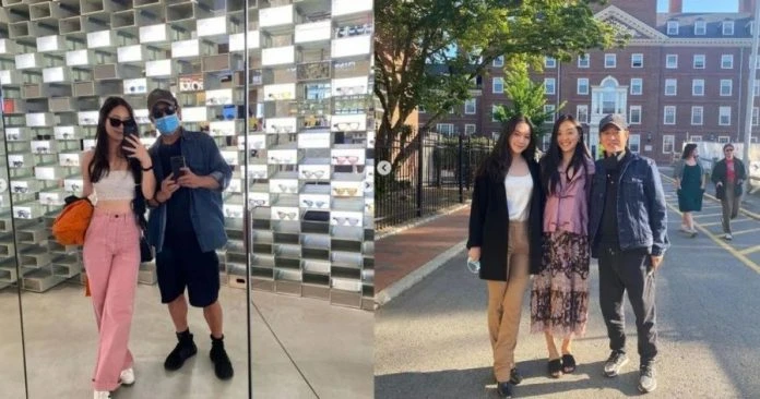 曬爸爸李連杰陪逛街合照　19歲Jada好身材不輸媽媽利智