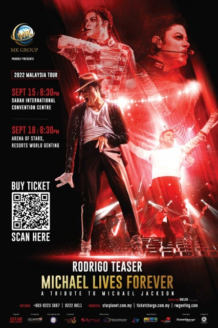 向Michael Jackson致敬！  「麥可永存Michael Lives Forever 」巡迴演唱會  9月15日SICC熱烈引爆