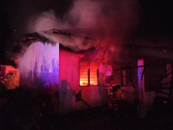 古納油棕廠勞工宿舍突失火焚燬