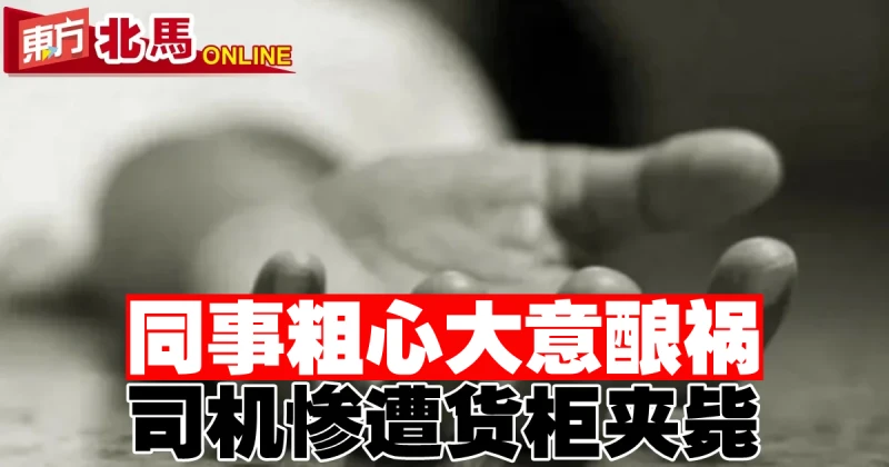 同事粗心大意釀禍　羅里司機慘遭貨櫃夾斃