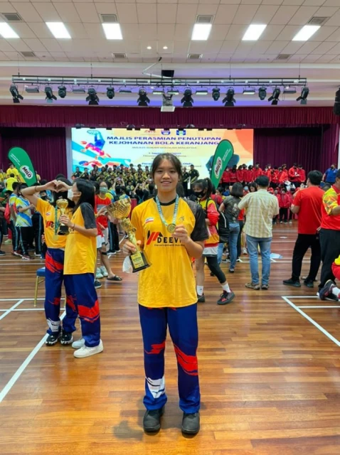 斗湖籃球女將鍾雨潓 獲選學聯賽初選國手