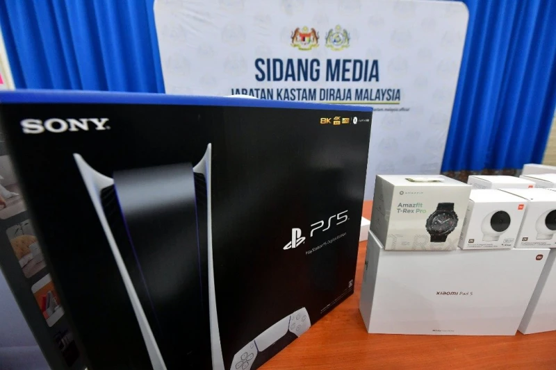 謊報進口商品圖避稅　關稅局起獲460萬令吉電子產品