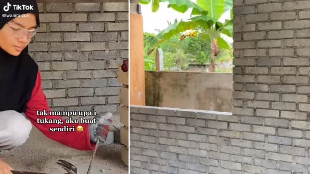 為節省建築費 馬國單親媽媽看視頻學習打造理想之家