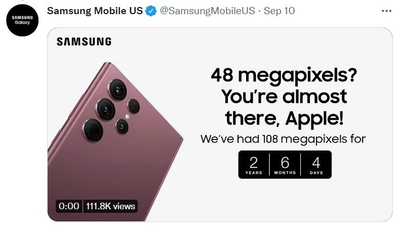 三星連發3文開炮！　酸新iPhone「沒摺疊又像素低」