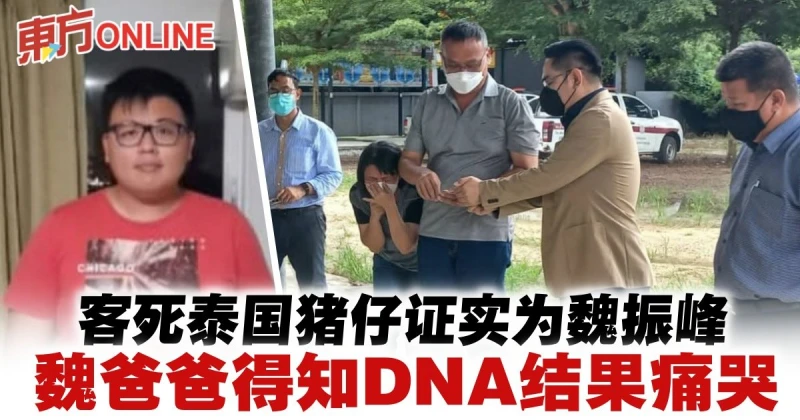 客死泰國的豬仔證實為魏振峰　魏爸爸得知DNA結果痛哭