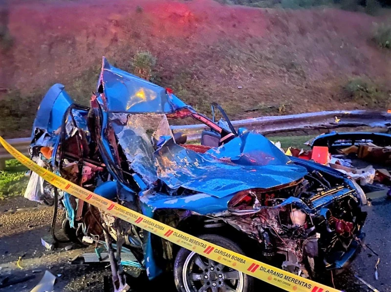 南北大道4車連環撞　釀兩死兩傷