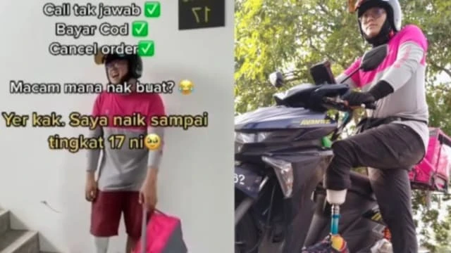 拒送餐上樓或遲到挨罵 馬殘疾送餐員：請體諒