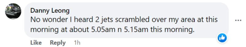 新加坡人警覺性不高？　清晨聽到戰鬥機聲響竟最先想到演習
