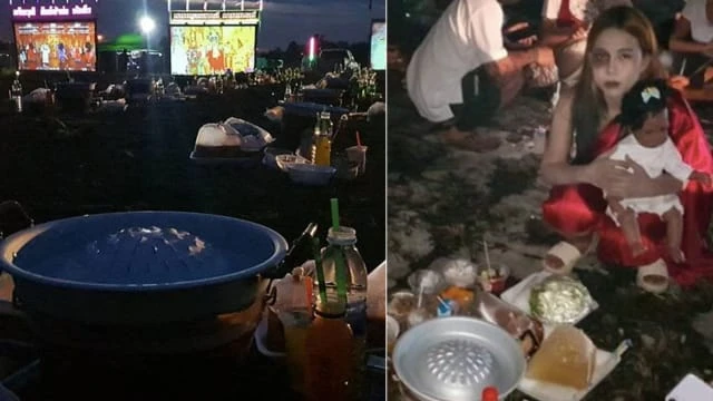 累計中獎1000萬泰銖 泰國民眾墓地宴請野鬼吃烤肉