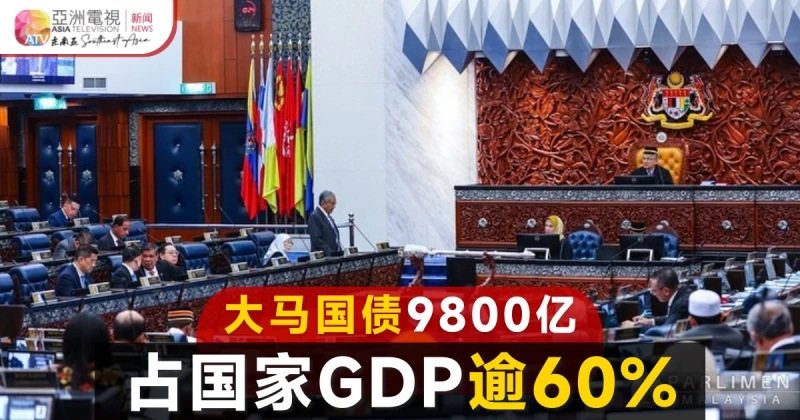 大馬國債達9800億 占GDP逾6成