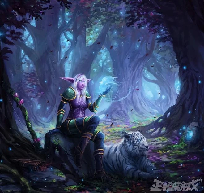 逆天！魔獸10.0新劇情曝光，暗夜精靈集體變節，轉職成元素薩