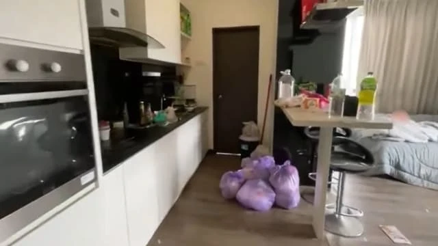 馬男欠三個月租金跑路 留下滿屋垃圾和「女朋友」