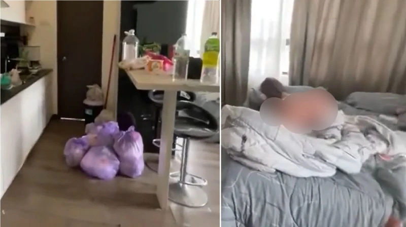 馬男欠三個月租金跑路 留下滿屋垃圾和「女朋友」