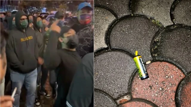 馬國民主聯合陣線大選基金籌募活動 遭30男砸場拋爆竹