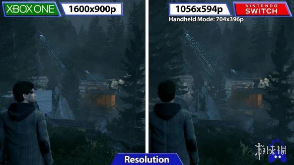 《心靈殺手》Xbox和Switch畫面對比
