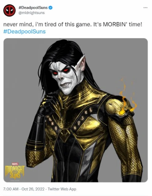 《漫威暗夜之子》官推暗示:反派莫比亞斯或加入DLC