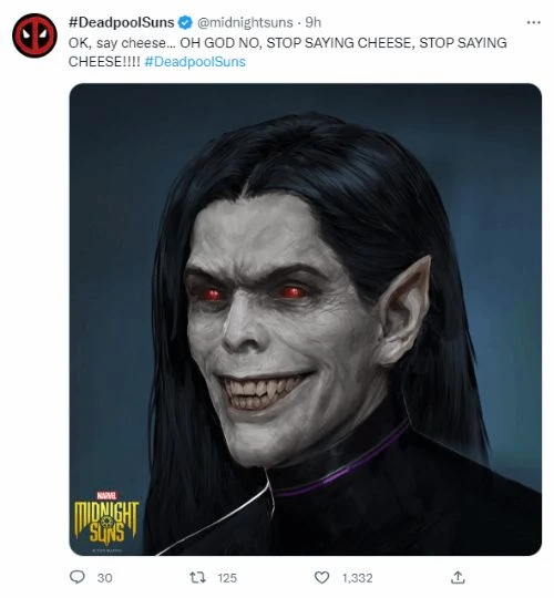 《漫威暗夜之子》官推暗示:反派莫比亞斯或加入DLC