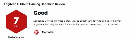 羅技x騰訊雲掌機IGN 7分：雖然不錯但價格過於昂貴