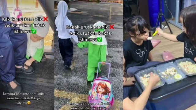 喂飯清理大小便 馬國四歲妹像大人般照顧特需姐姐 