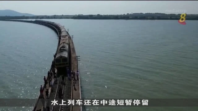 水庫水位高促旅遊發展 水上列車穿越泰國中部