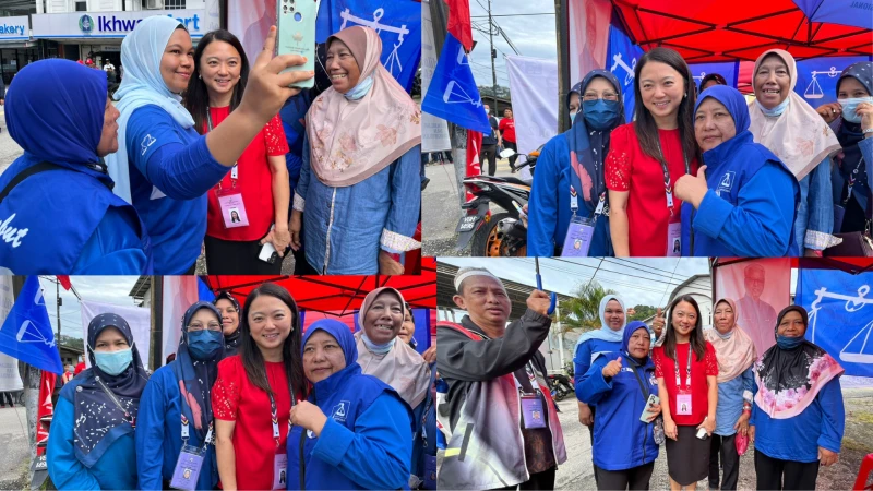【大馬選舉】一圖勝千言？「敵營」婦女與楊巧雙合影引關注