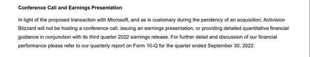 動視暴雪2022年第3季度財報：凈收入17.8億美元月活躍用戶3.68億